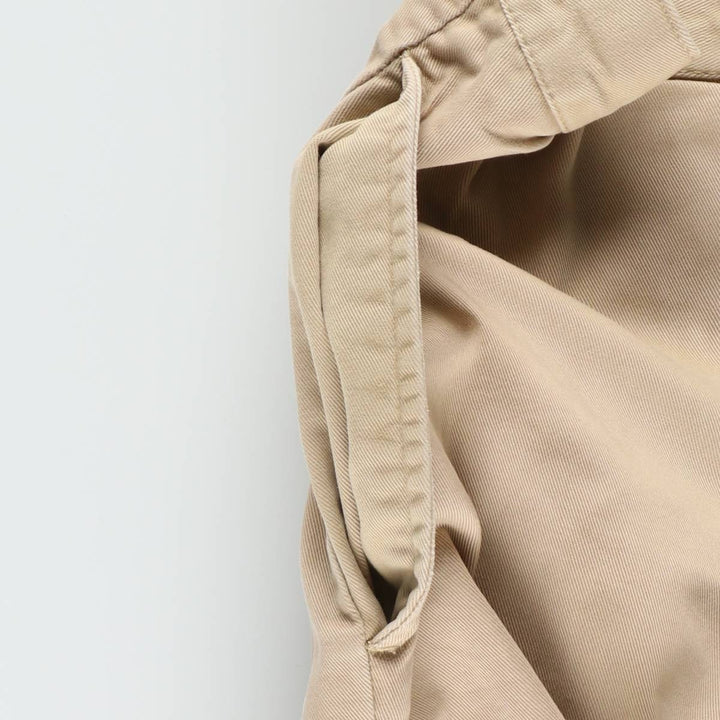 Ralph Lauren POLO by Ralph Lauren TYLER SHORT Two-pleat chino shorts, short pants, men's size W34 cotton Beige type Vintage Second Hand