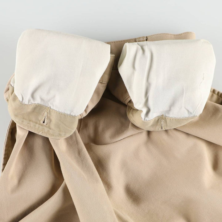 Ralph Lauren POLO by Ralph Lauren TYLER SHORT Two-pleat chino shorts, short pants, men's size W34 cotton Beige type Vintage Second Hand