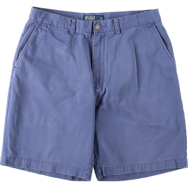 Ralph Lauren POLO by Ralph Lauren PROSPECT SHORT Chino shorts Short pants Men's w35 equivalent cotton blue type Vintage Second Hand