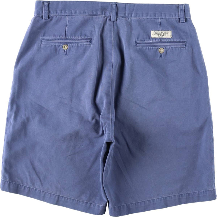 Ralph Lauren POLO by Ralph Lauren PROSPECT SHORT Chino shorts Short pants Men's w35 equivalent cotton blue type Vintage Second Hand