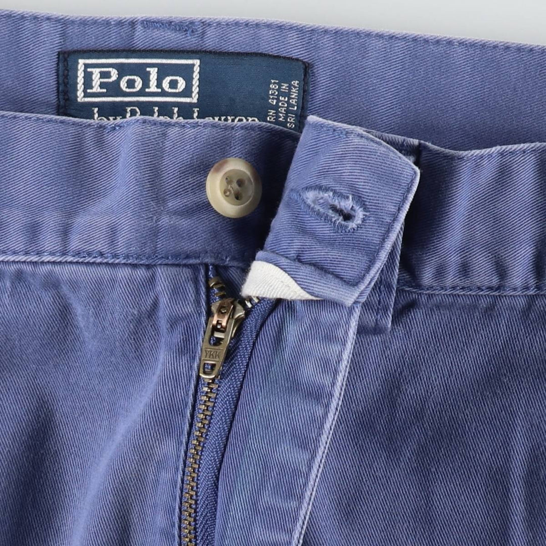 Ralph Lauren POLO by Ralph Lauren PROSPECT SHORT Chino shorts Short pants Men's w35 equivalent cotton blue type Vintage Second Hand