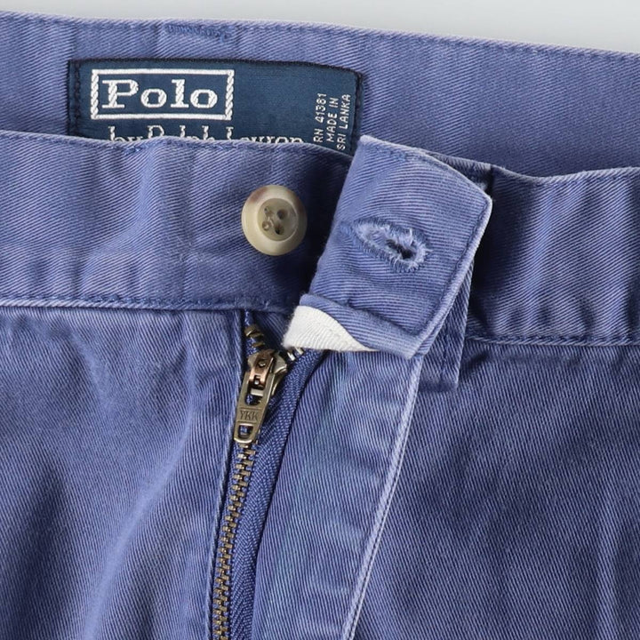Ralph Lauren POLO by Ralph Lauren PROSPECT SHORT Chino shorts Short pants Men's w35 equivalent cotton blue type Vintage Second Hand