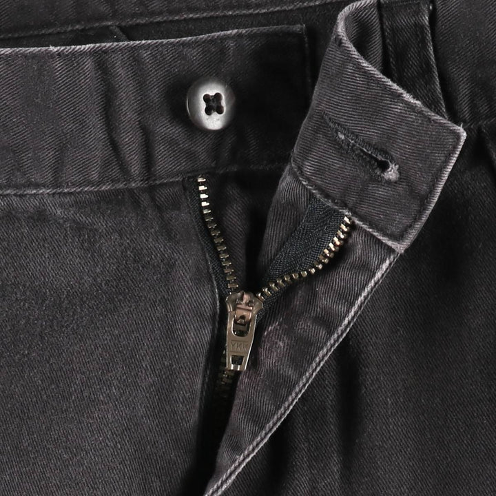 Ralph Lauren POLO by Ralph Lauren TYLER SHORT Two-pleat chino shorts, short pants, men's size W34 cotton Charcoal Vintage Second Hand