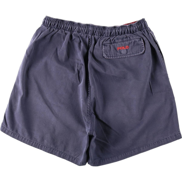 Ralph Lauren POLO by Ralph Lauren Chino Shorts, Men's Size Small cotton navy blue type Vintage Second Hand