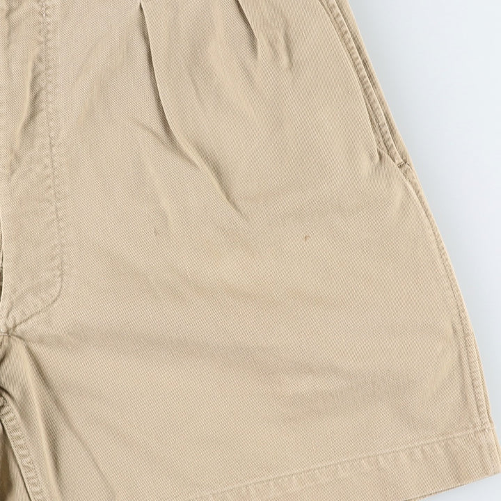 1950s-1960'S French Army M-52 Two-Pleat Military Chino Shorts, Men's Size W34 (approx.), Vintage unclear Beige type Vintage Second Hand