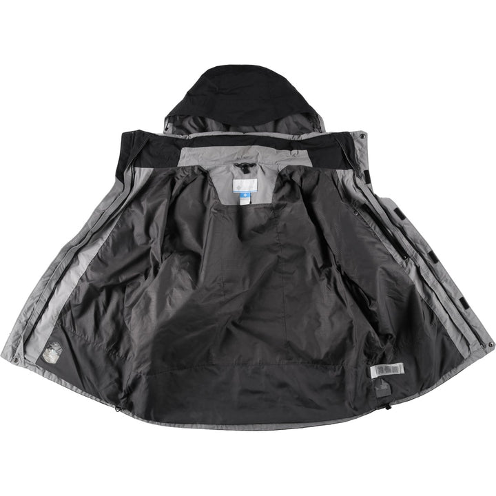Columbia Interchange Mountain Parka Shell Jacket, Men's Size XL Nylon black type Vintage Second Hand