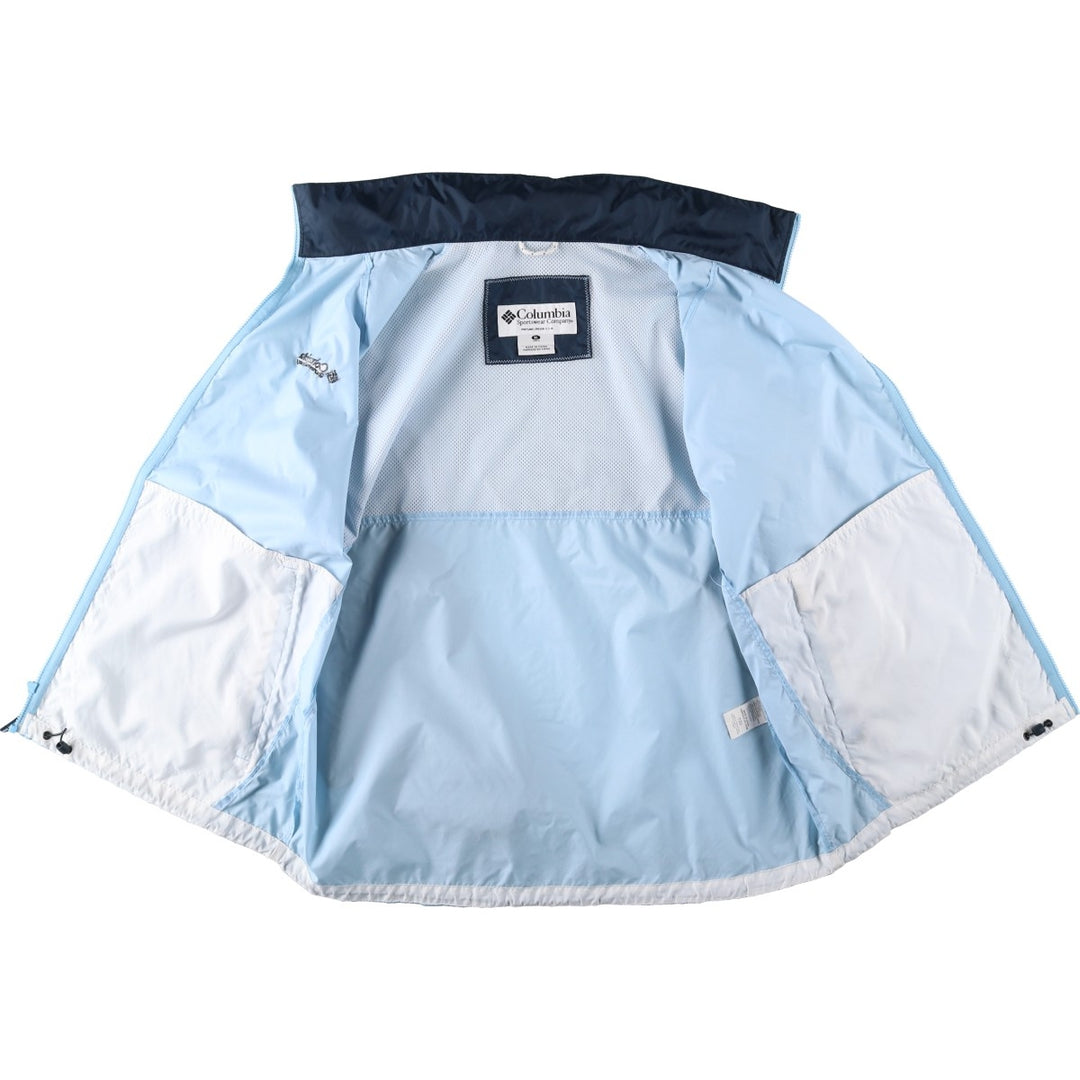 2000'S Columbia Nylon Jacket, Men's XL Nylon Blue type light blue Vintage Second Hand