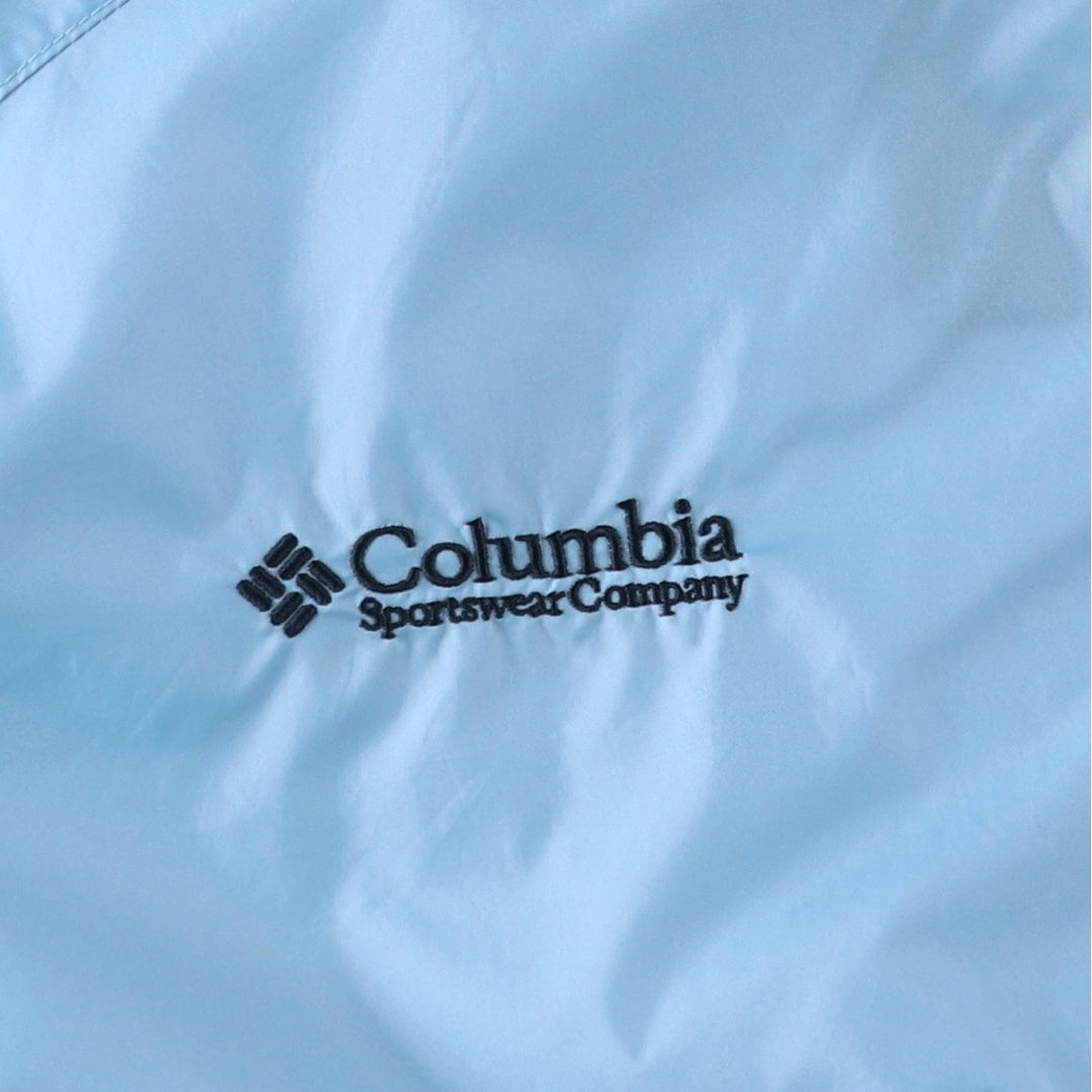 2000'S Columbia Nylon Jacket, Men's XL Nylon Blue type light blue Vintage Second Hand