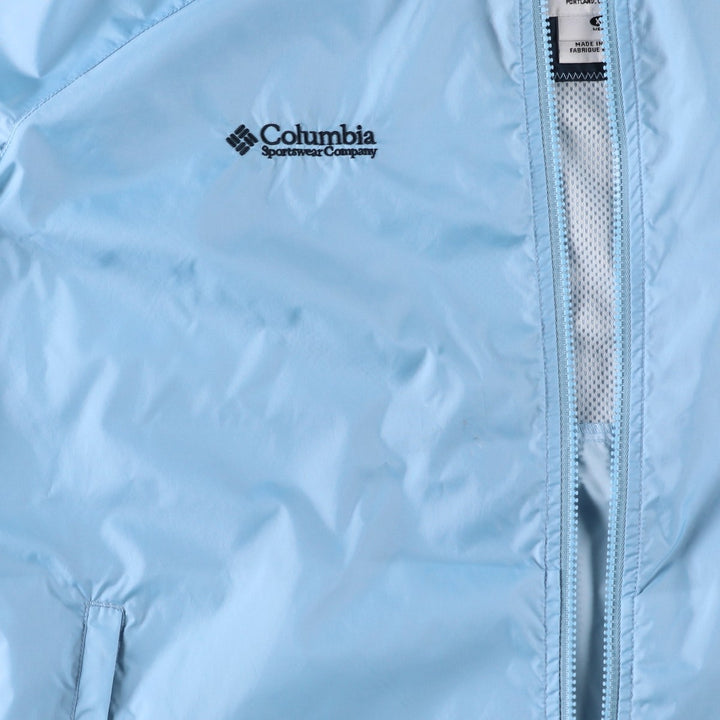 2000'S Columbia Nylon Jacket, Men's XL Nylon Blue type light blue Vintage Second Hand