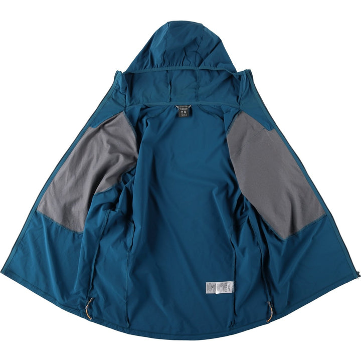 Rab Hooded Softshell Jacket, Men's Size XL Nylon blue type Vintage Second Hand