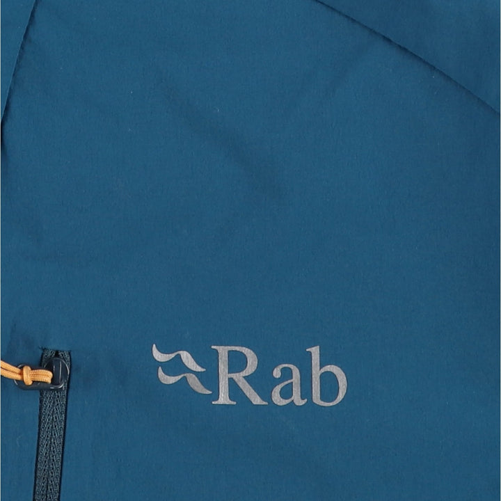 Rab Hooded Softshell Jacket, Men's Size XL Nylon blue type Vintage Second Hand