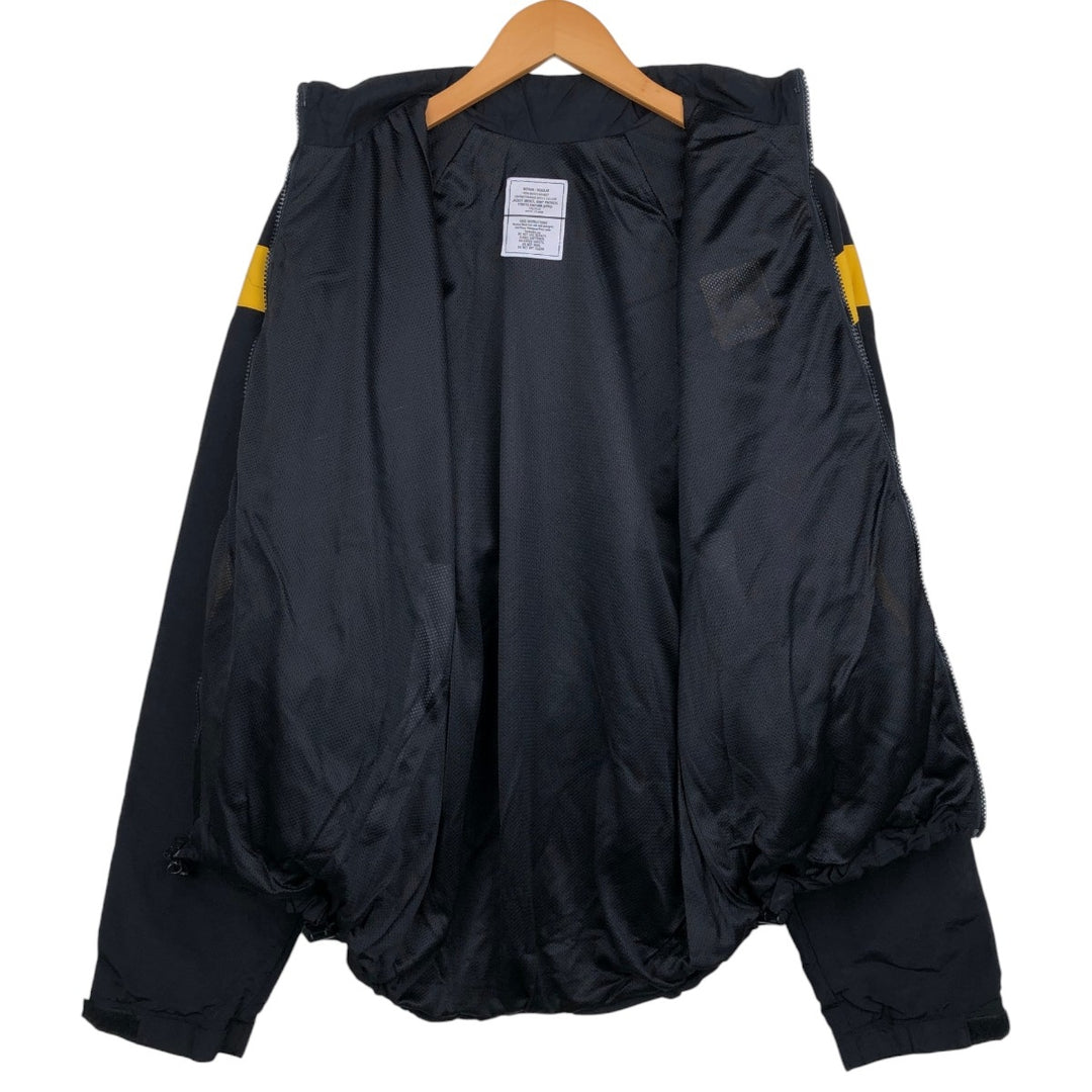 Genuine US Army APFU Training Jacket, Nylon Jacket, Made in USA, MEDIUM Nylon black type Vintage Second Hand