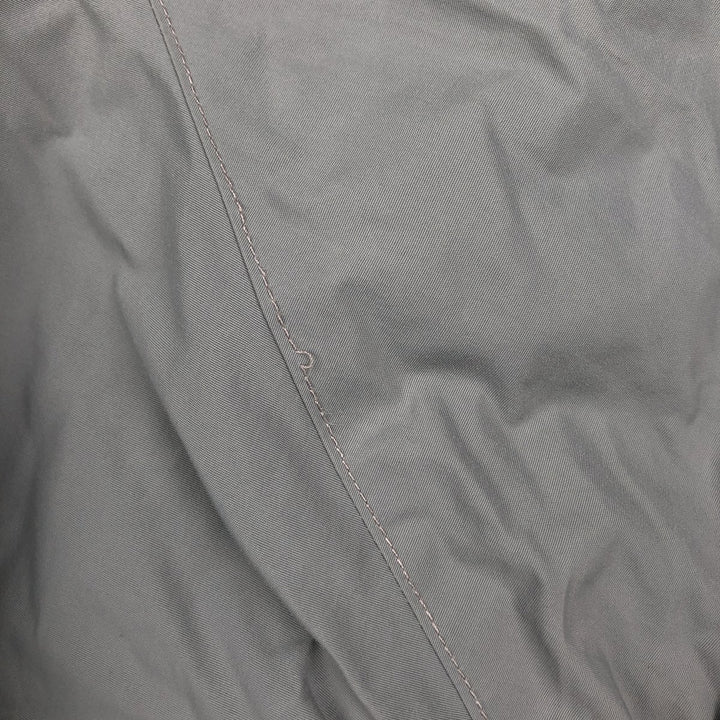 1990'S US Army PFU Training Jacket, Nylon Jacket, Made in USA, Large Regular (Equivalent to Men's L) Nylon gray type Vintage Second Hand