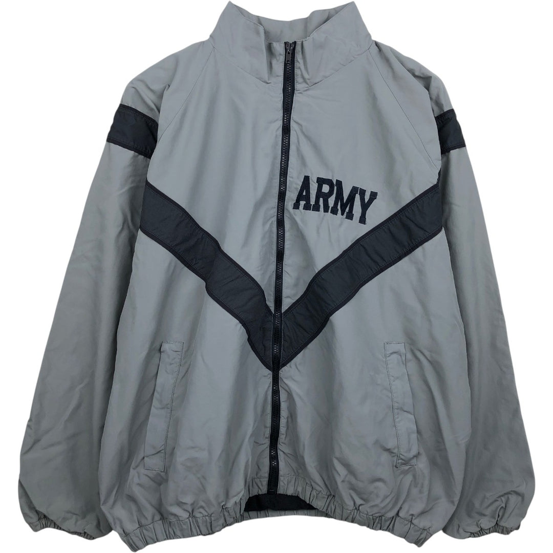 90'S USARMY IPFU Training Jacket, Nylon Jacket, Made in USA, Large-Regular, Men's L Size Nylon gray type Vintage Second Hand