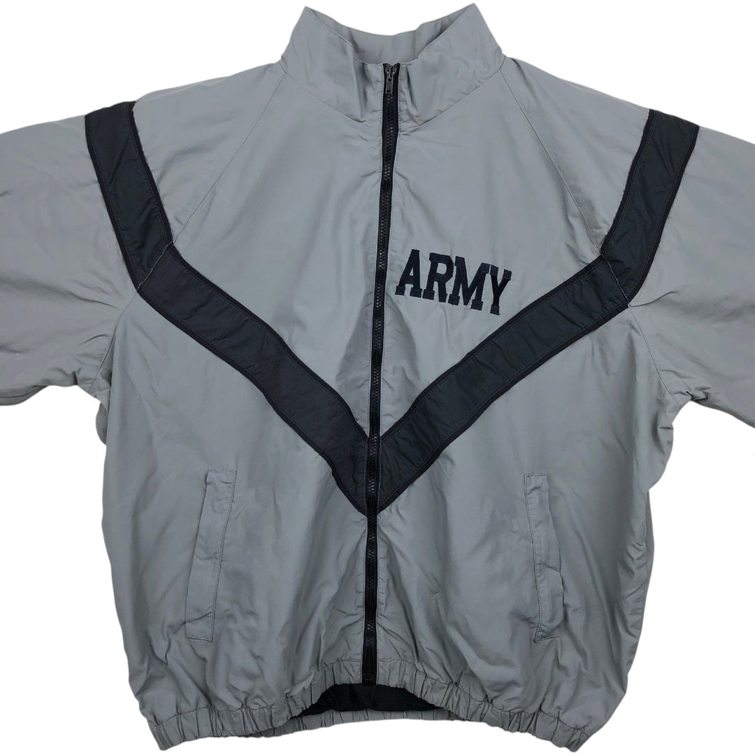 90'S USARMY IPFU Training Jacket, Nylon Jacket, Made in USA, Large-Regular, Men's L Size Nylon gray type Vintage Second Hand