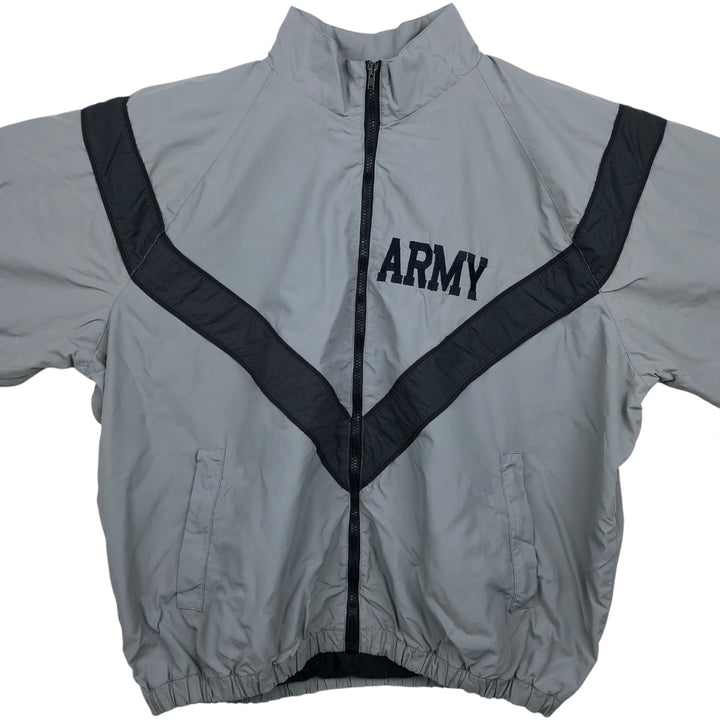 90'S USARMY IPFU Training Jacket, Nylon Jacket, Made in USA, Large-Regular, Men's L Size Nylon gray type Vintage Second Hand