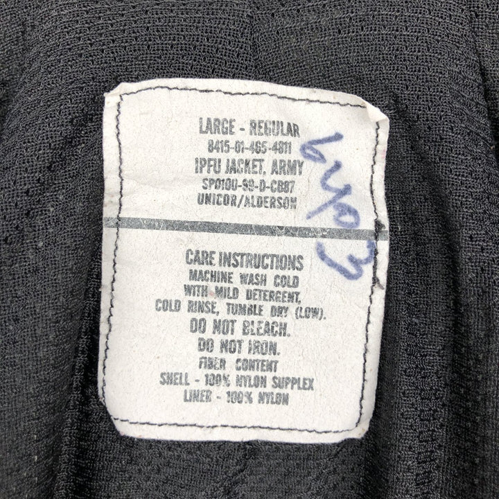 90'S USARMY IPFU Training Jacket, Nylon Jacket, Made in USA, Large-Regular, Men's L Size Nylon gray type Vintage Second Hand