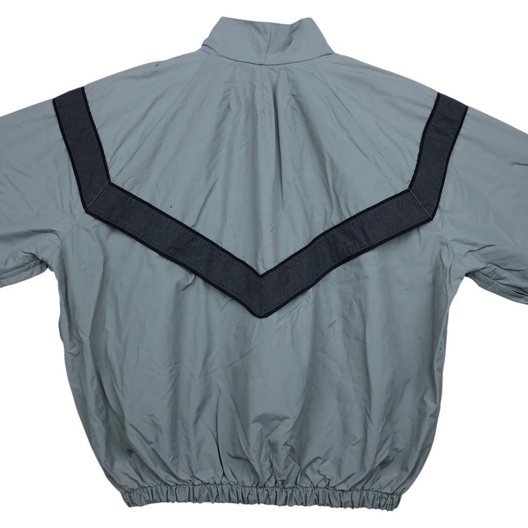 2000'S US Military Issue SKILCRAFT PFU Training Jacket Nylon Jacket Made in USA MEDIUM Nylon gray type Vintage Second Hand