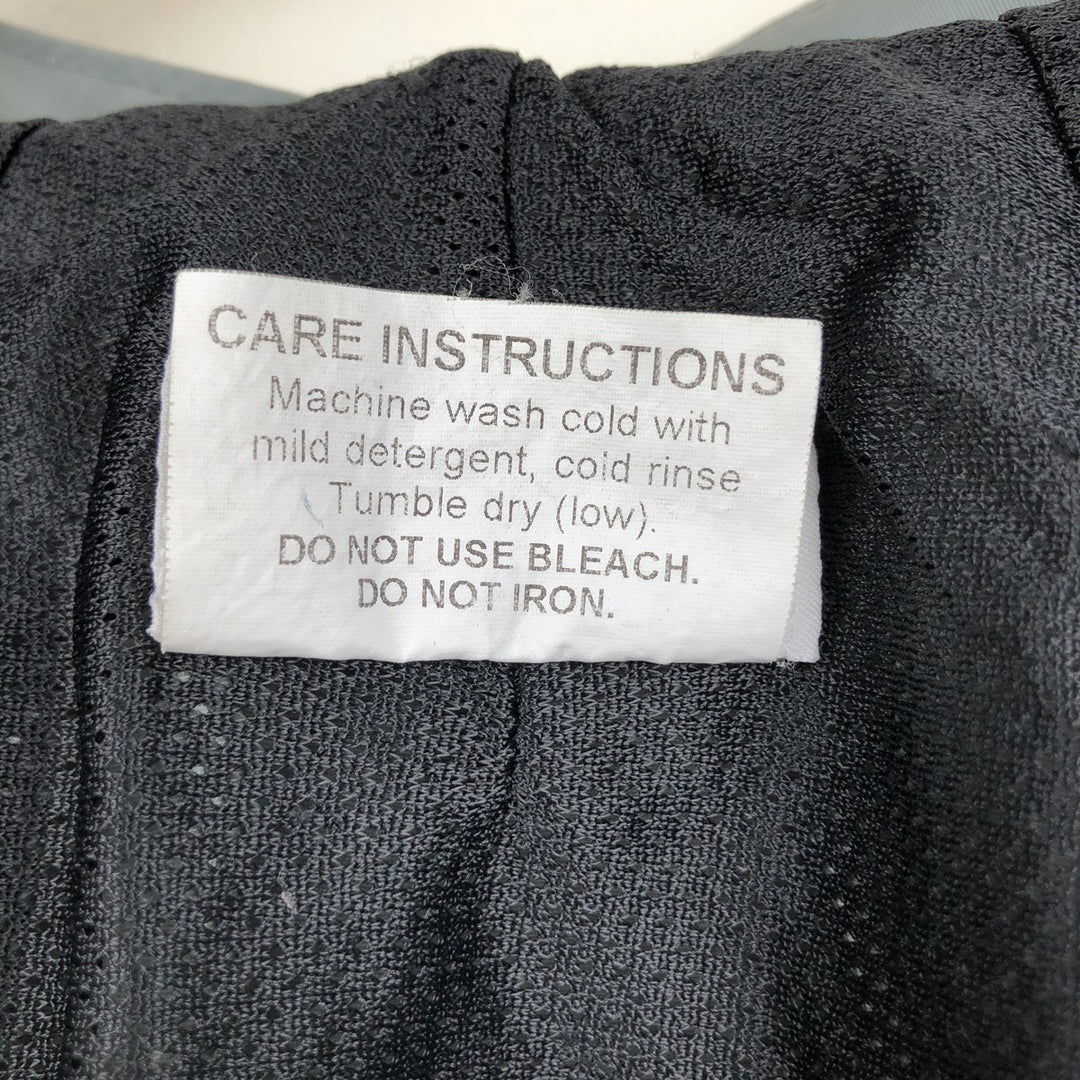 2000'S US Military Issue SKILCRAFT PFU Training Jacket Nylon Jacket Made in USA MEDIUM Nylon gray type Vintage Second Hand