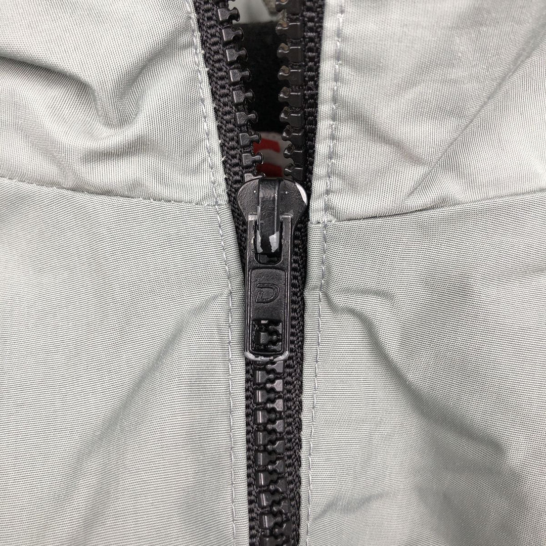 2000'S US Military Issue SKILCRAFT PFU Training Jacket Nylon Jacket Made in USA MEDIUM Nylon gray type Vintage Second Hand