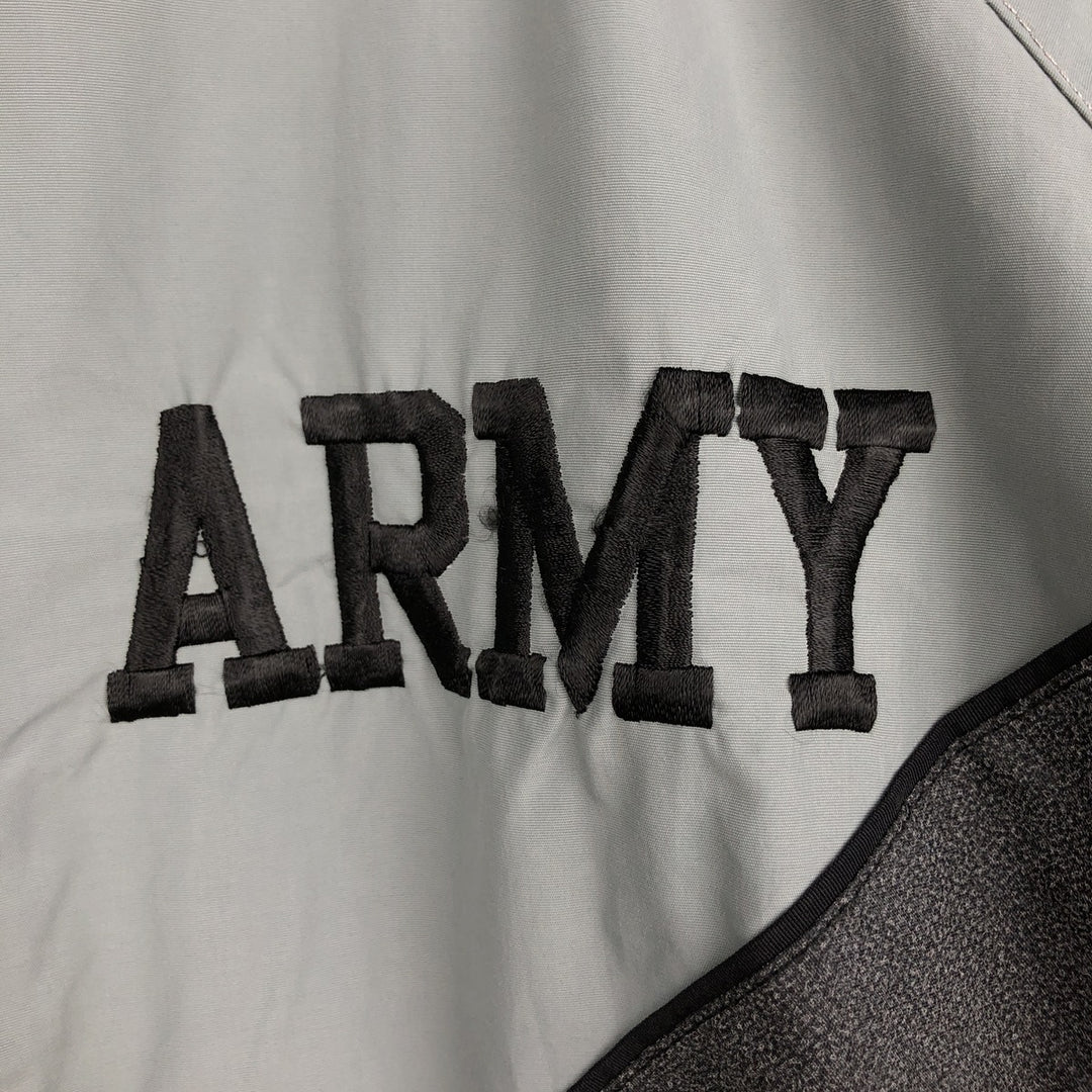 2000'S US Military Issue IPFU Training Jacket, Nylon Jacket, Made in USA, MEDIUM REGULAR (Men's M equivalent) Nylon gray type Vintage Second Hand