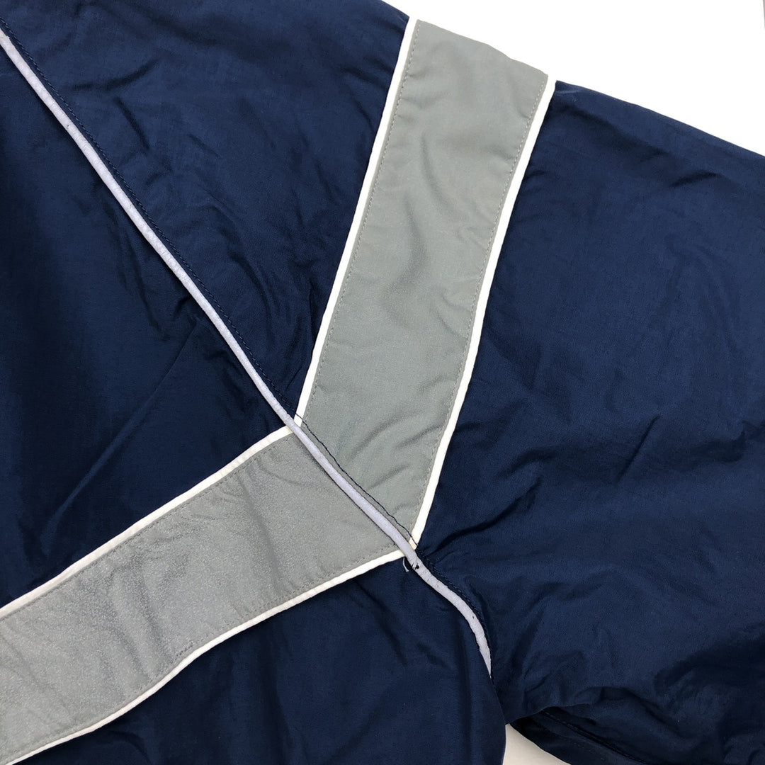 2000'S US Military Issue SKILCRAFT PTU Training Jacket Nylon Jacket Made in USA MEDIUM Nylon navy blue type Vintage Second Hand