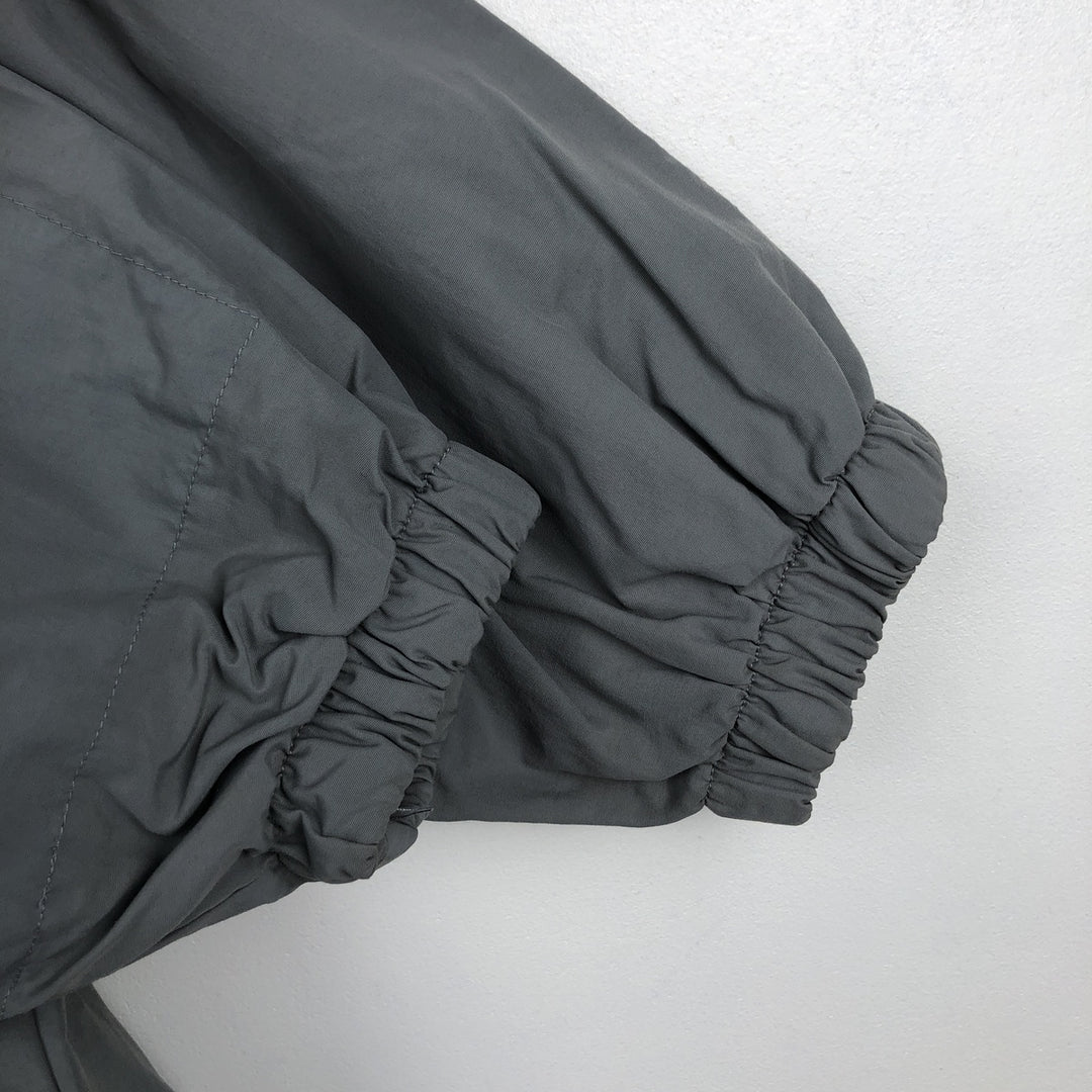1990'S US Military Issue SKILCRAFT IPFU Training Jacket Nylon Jacket Made in USA Large Nylon gray type Vintage Second Hand