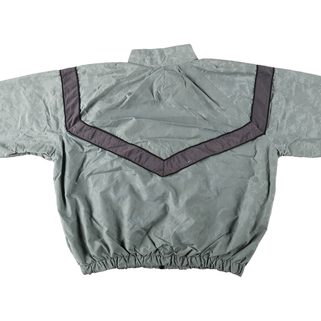 US Army SKILCRAFT PFU Training Jacket, ACU Digital Camo Nylon Jacket, Made in USA, Large Size Nylon gray type Vintage Second Hand