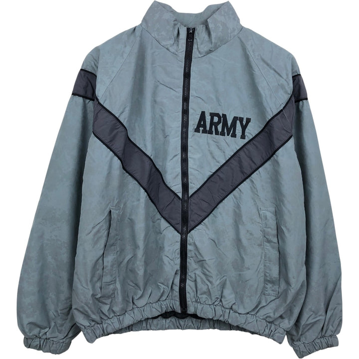 Genuine US Military IPFU Training Jacket, Camouflage Pattern ACU Digital Camo Nylon Jacket, Made in USA, MEDIUM Nylon gray type Vintage Second Hand