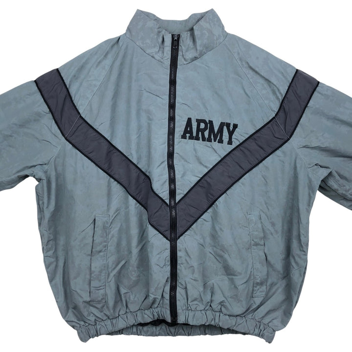Genuine US Military IPFU Training Jacket, Camouflage Pattern ACU Digital Camo Nylon Jacket, Made in USA, MEDIUM Nylon gray type Vintage Second Hand
