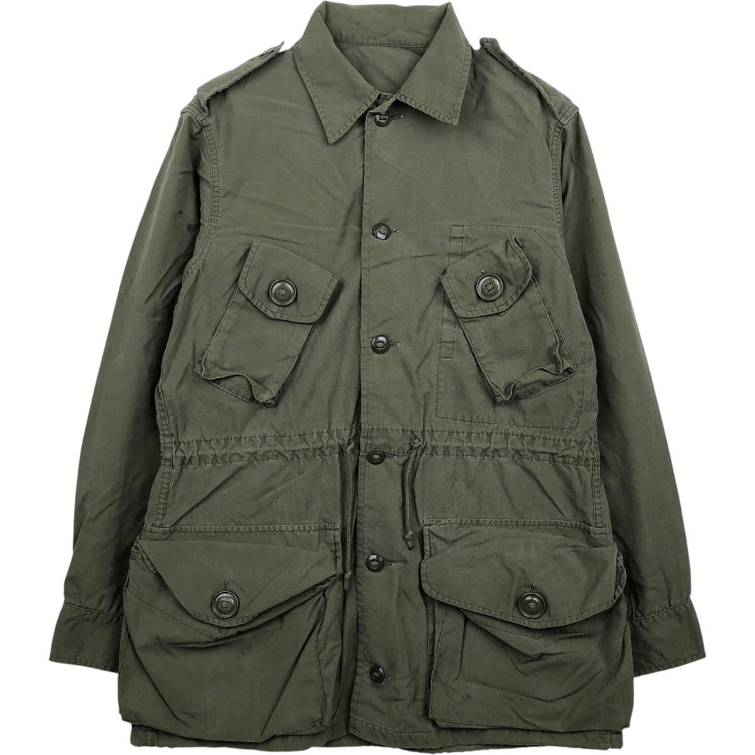 1980'S Canadian Military Combat Jacket 7138, Men's Size M (Equivalent), Vintage polyester Khaki type Vintage Second Hand