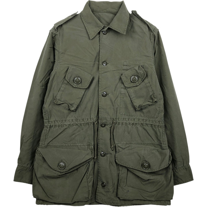 1980'S Canadian Military Combat Jacket 7138, Men's Size M (Equivalent), Vintage polyester Khaki type Vintage Second Hand