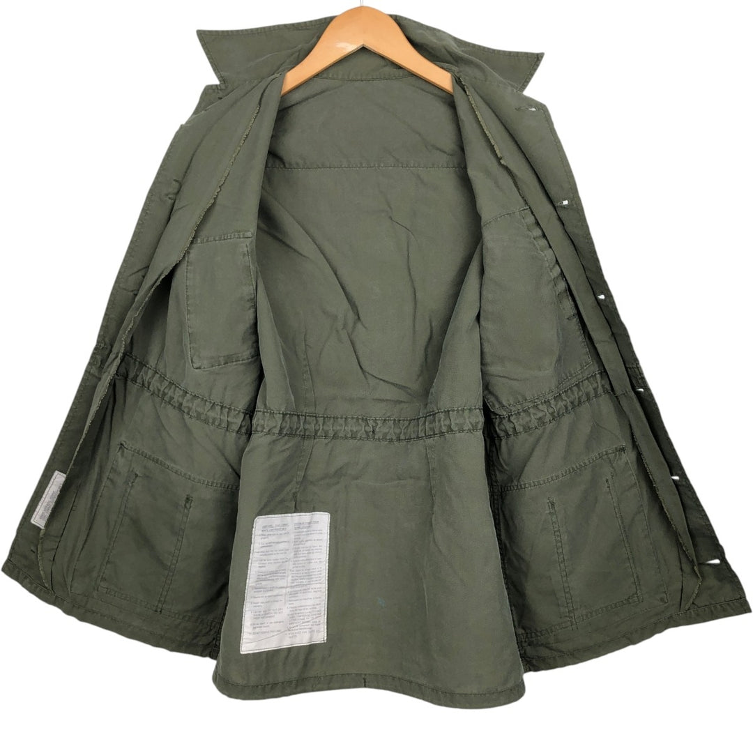 1980'S Canadian Military Combat Jacket 7138, Men's Size M (Equivalent), Vintage polyester Khaki type Vintage Second Hand