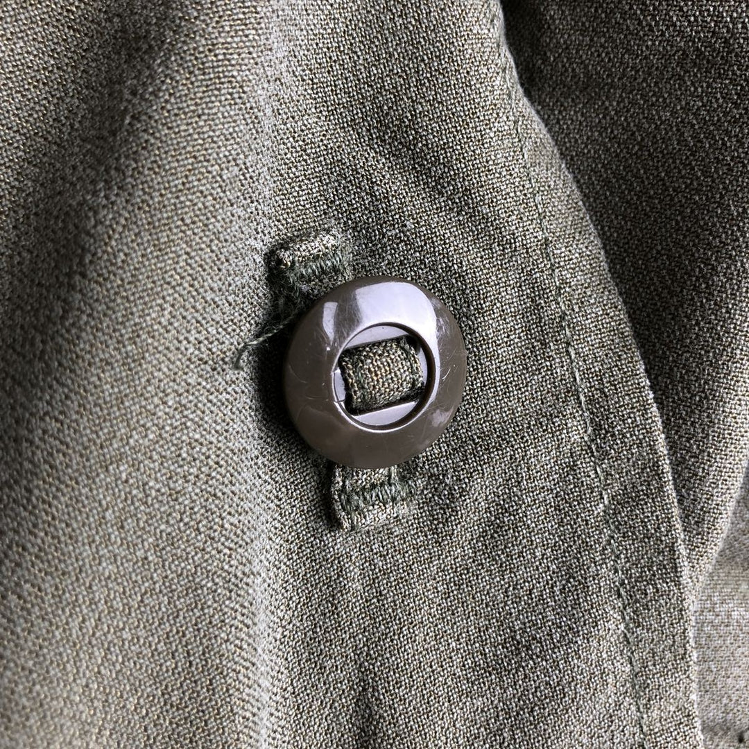 1980'S Canadian Military Combat Jacket 7138, Men's Size M (Equivalent), Vintage polyester Khaki type Vintage Second Hand