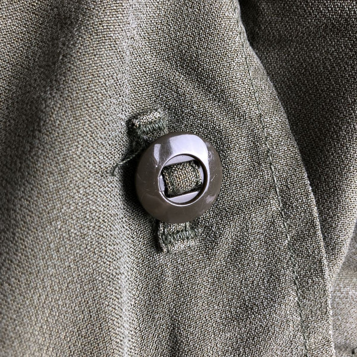 1980'S Canadian Military Combat Jacket 7138, Men's Size M (Equivalent), Vintage polyester Khaki type Vintage Second Hand