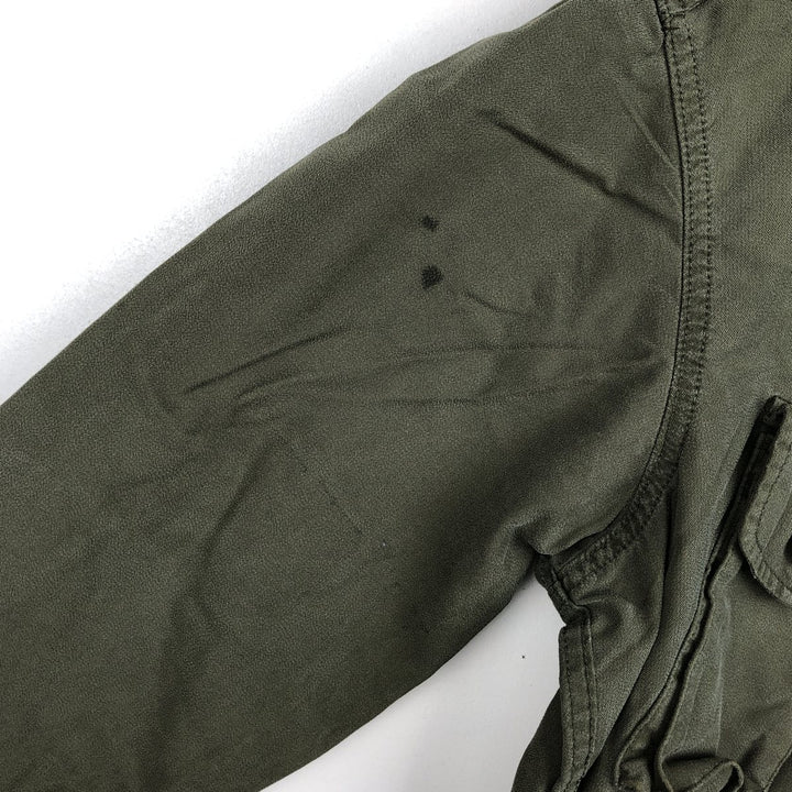 1980'S Canadian Military Combat Jacket 7138, Men's Size M (Equivalent), Vintage polyester Khaki type Vintage Second Hand