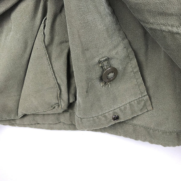 1980'S Canadian Military Combat Jacket 7138, Men's Size M (Equivalent), Vintage polyester Khaki type Vintage Second Hand