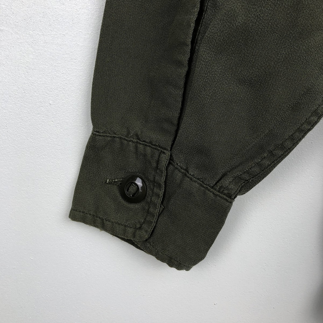 1980'S Canadian Military Combat Jacket 7138, Men's Size M (Equivalent), Vintage polyester Khaki type Vintage Second Hand