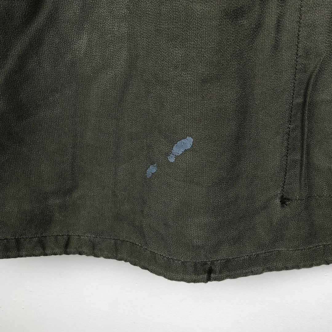 1980'S Canadian Military Combat Jacket 7138, Men's Size M (Equivalent), Vintage polyester Khaki type Vintage Second Hand