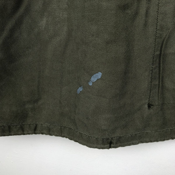 1980'S Canadian Military Combat Jacket 7138, Men's Size M (Equivalent), Vintage polyester Khaki type Vintage Second Hand