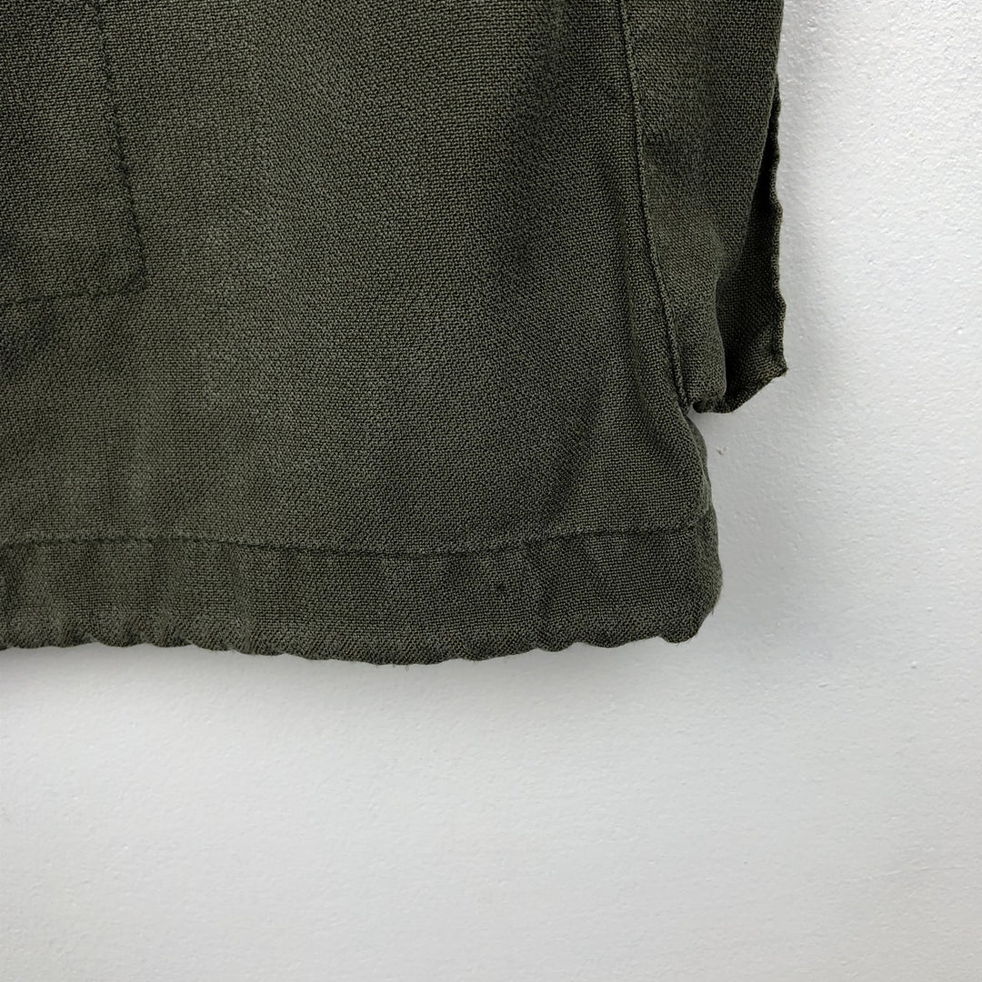 1980'S Canadian Military Combat Jacket 7138, Men's Size M (Equivalent), Vintage polyester Khaki type Vintage Second Hand