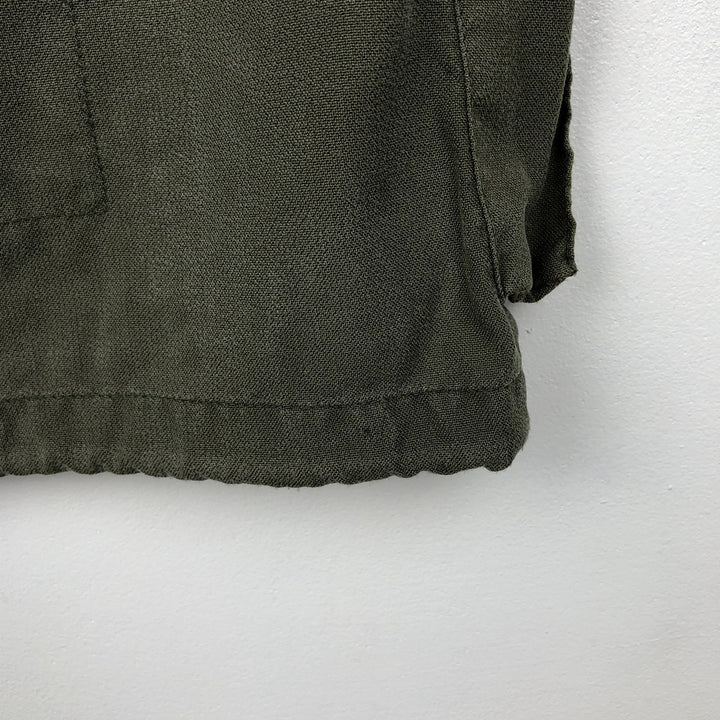 1980'S Canadian Military Combat Jacket 7138, Men's Size M (Equivalent), Vintage polyester Khaki type Vintage Second Hand