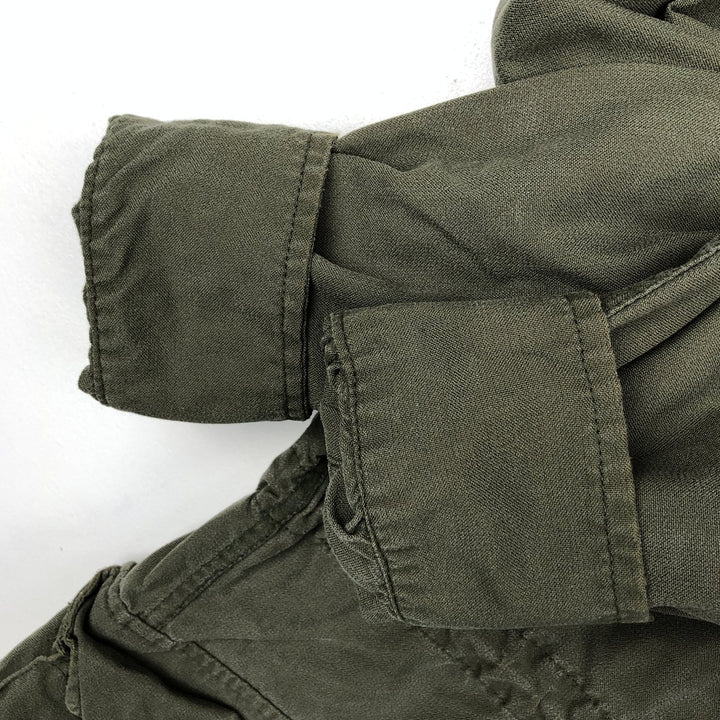 1980'S Canadian Military Combat Jacket 7138, Men's Size M (Equivalent), Vintage polyester Khaki type Vintage Second Hand