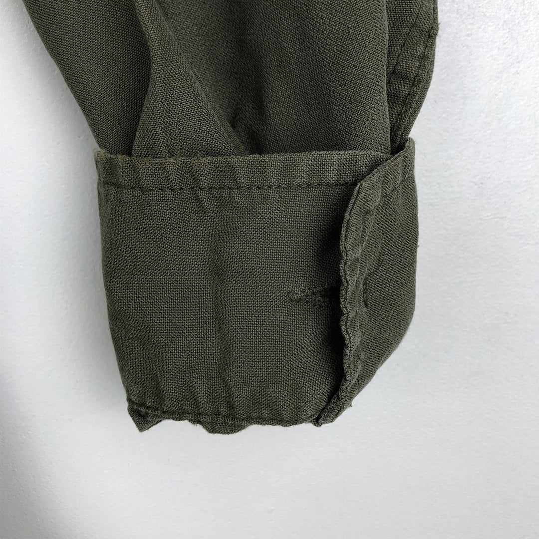 1980'S Canadian Military Combat Jacket 7138, Men's Size M (Equivalent), Vintage polyester Khaki type Vintage Second Hand