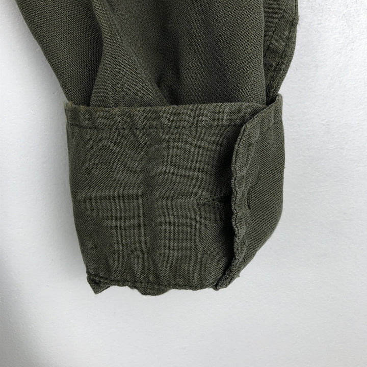 1980'S Canadian Military Combat Jacket 7138, Men's Size M (Equivalent), Vintage polyester Khaki type Vintage Second Hand