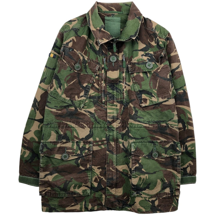 British Army Camouflage Pattern DPM Camo Ripstop Military Field Jacket 180 unclear Khaki type Vintage Second Hand