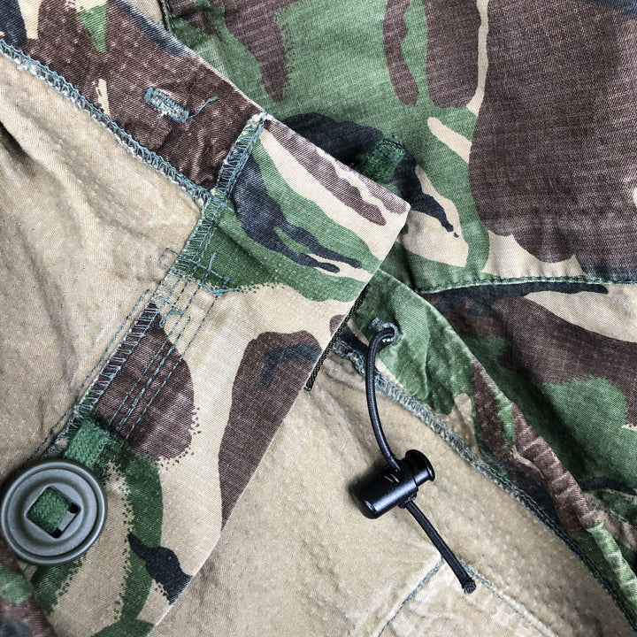 British Army Camouflage Pattern DPM Camo Ripstop Military Field Jacket 180 unclear Khaki type Vintage Second Hand