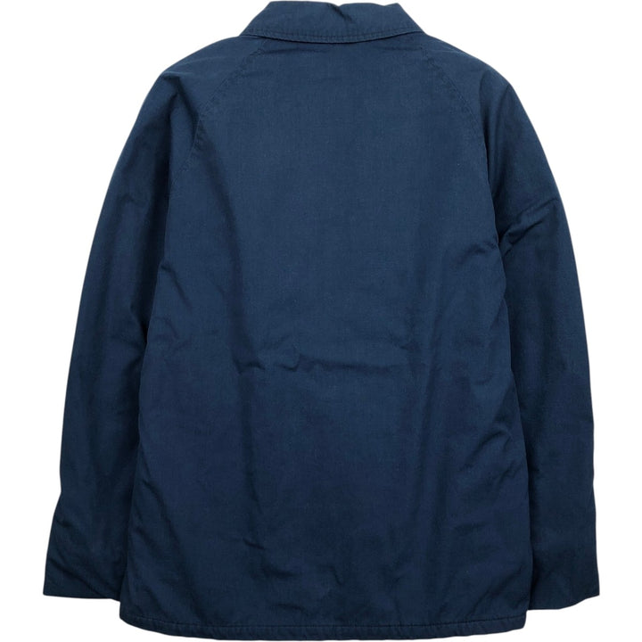Genuine US Navy Military Utility Jacket, Made in USA, Size 42R (equivalent to Men's L) polyester navy blue type Vintage Second Hand