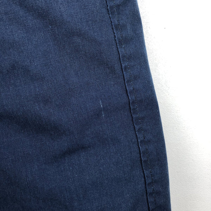 Genuine US Navy Military Utility Jacket, Made in USA, Size 42R (equivalent to Men's L) polyester navy blue type Vintage Second Hand