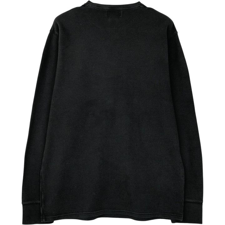Ralph Lauren POLO RALPH LAUREN Thermal Long T-Shirt Men's XXL cotton black type Vintage Second Hand